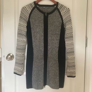 Black & White Sweater Dress